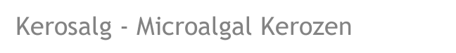 Kerosalg - Microalgal Kerozen